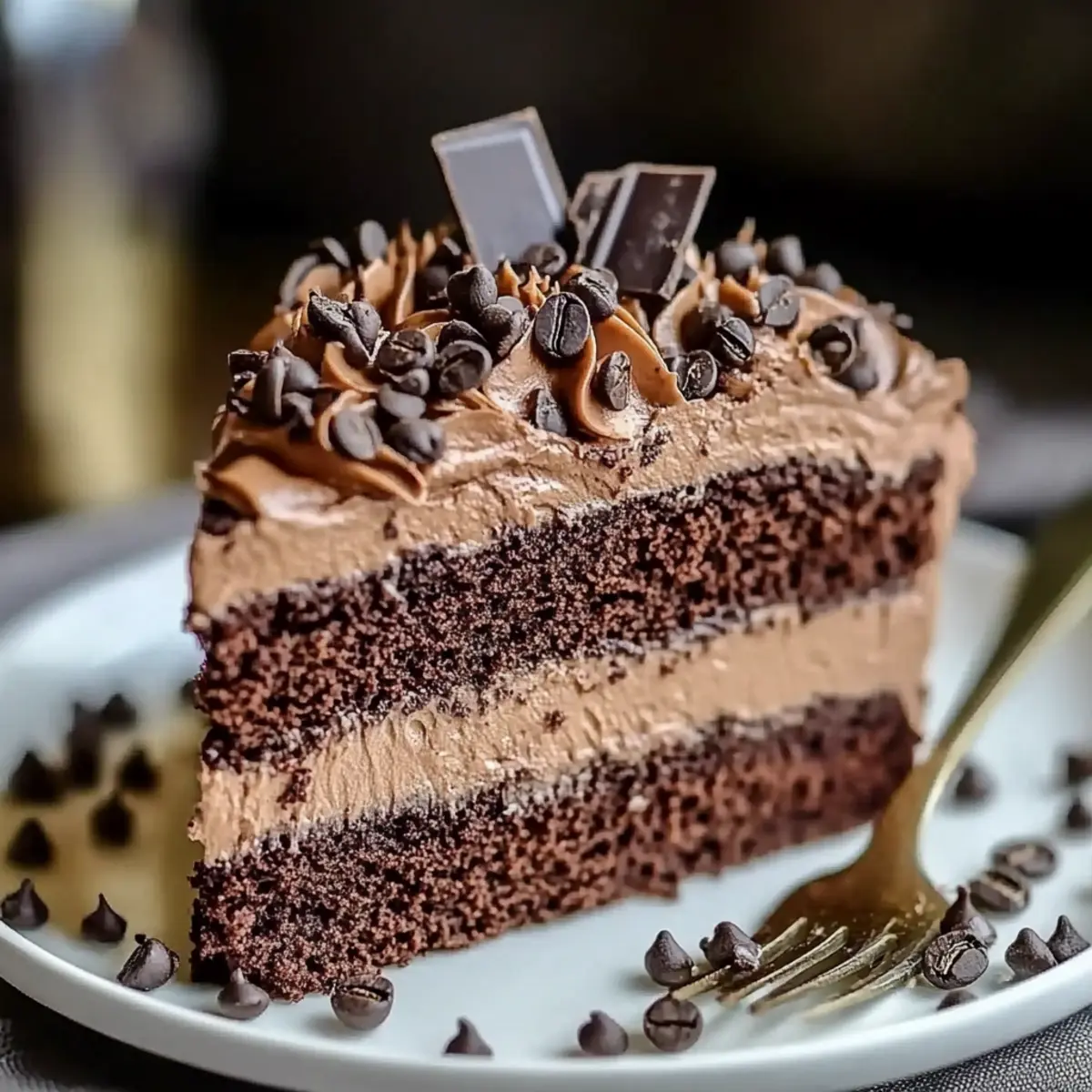 Rich Coffee Chocolate Cake