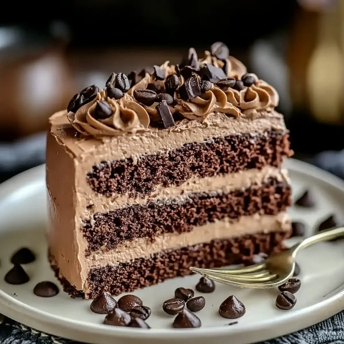 Rich Coffee Chocolate Cake