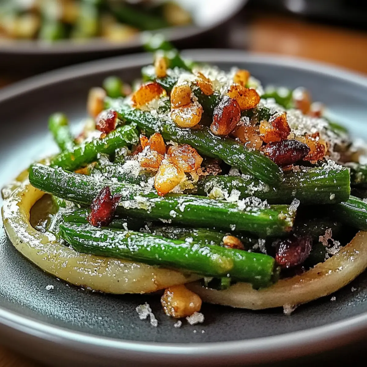 Roasted Green Beans With Garlic and Parmesan