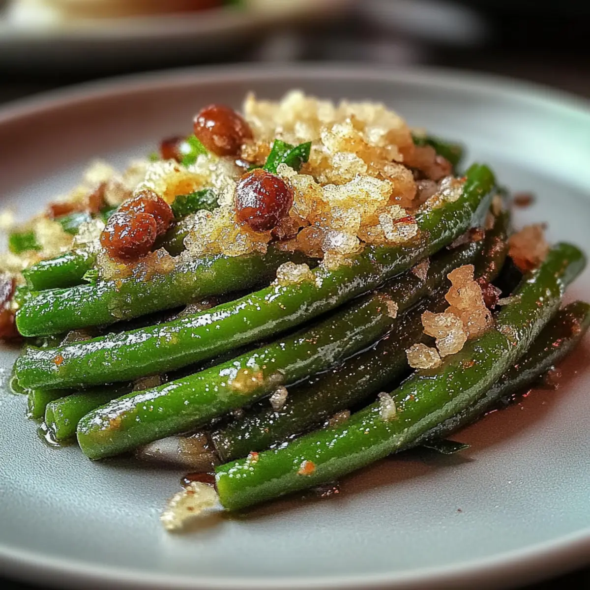 Roasted Green Beans With Garlic and Parmesan