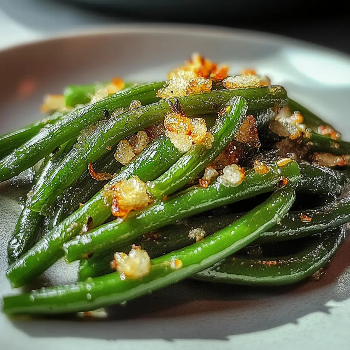 Roasted Green Beans With Garlic and Parmesan
