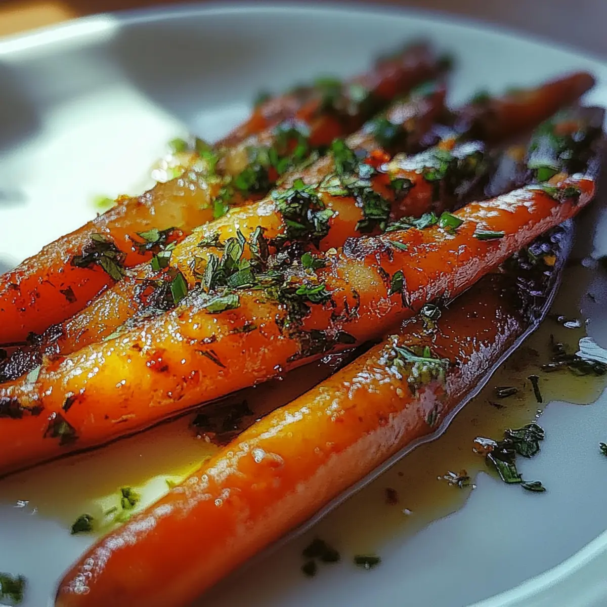 Roasted Honey-Garlic Smashed Carrots
