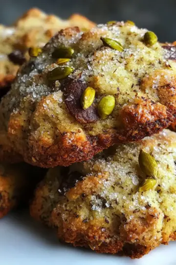 Salted Honey Pistachio Cookies