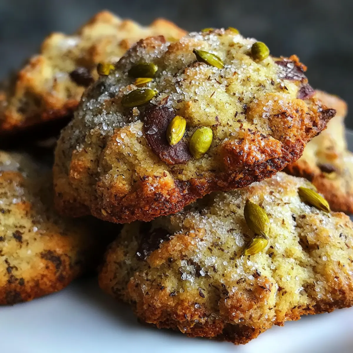 Salted Honey Pistachio Cookies