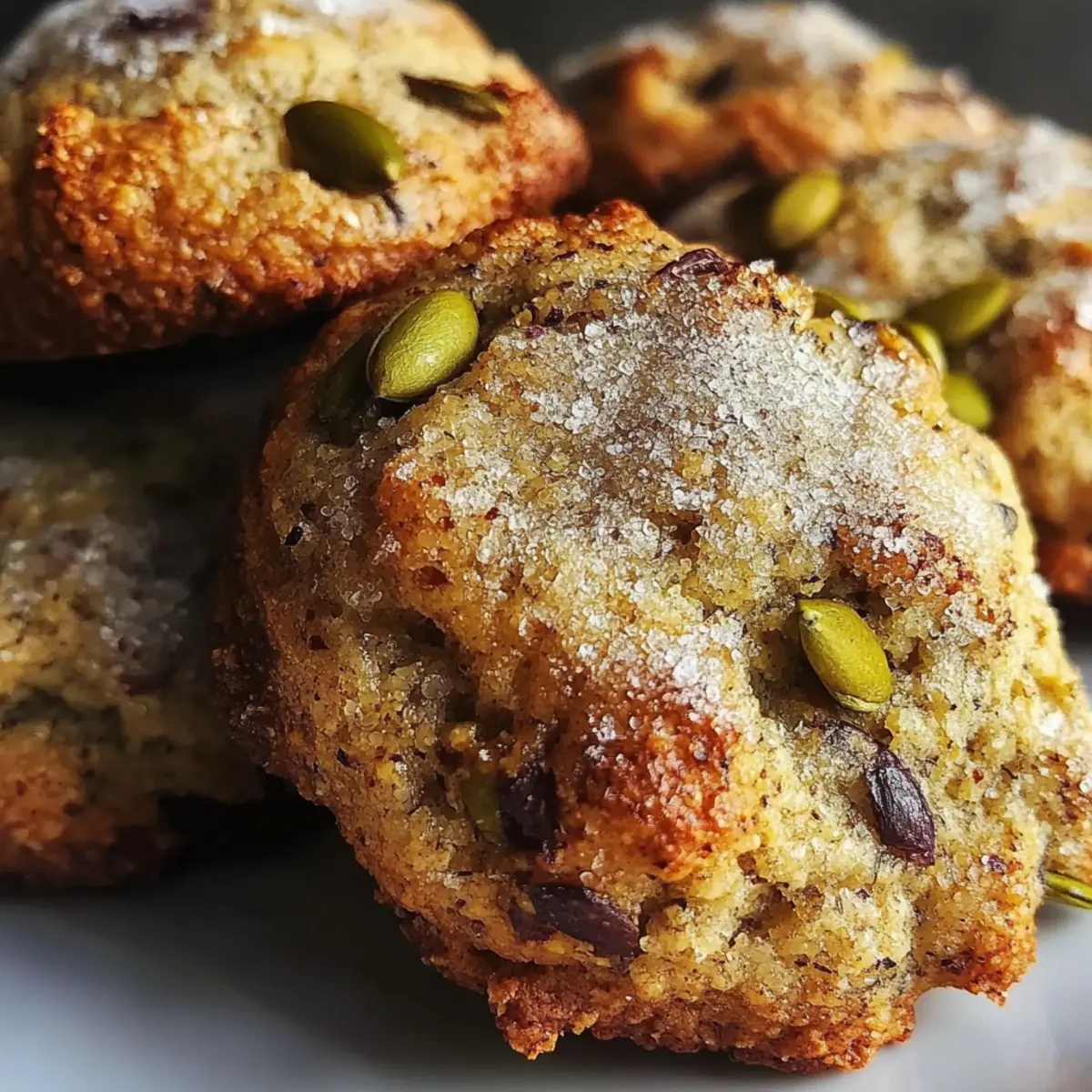 Salted Honey Pistachio Cookies