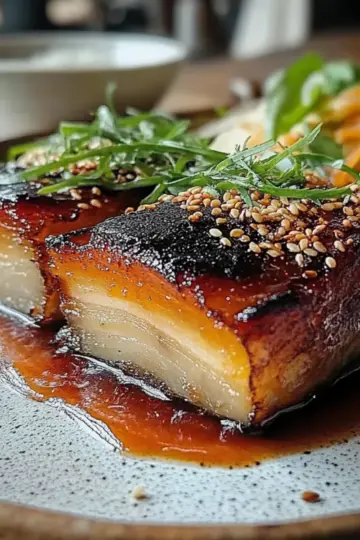 Savory Honey Glazed Pork Belly