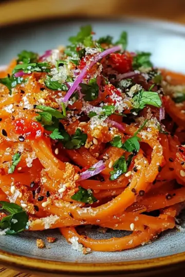 Savory Spicy Korean Carrot Salad Morkovcha