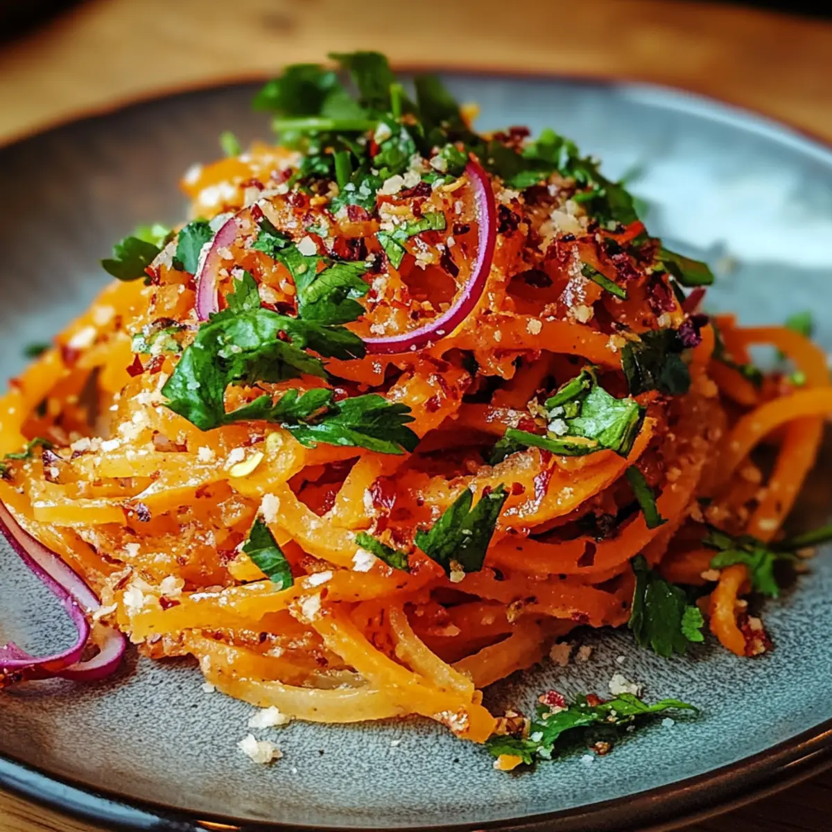 Savory Spicy Korean Carrot Salad Morkovcha