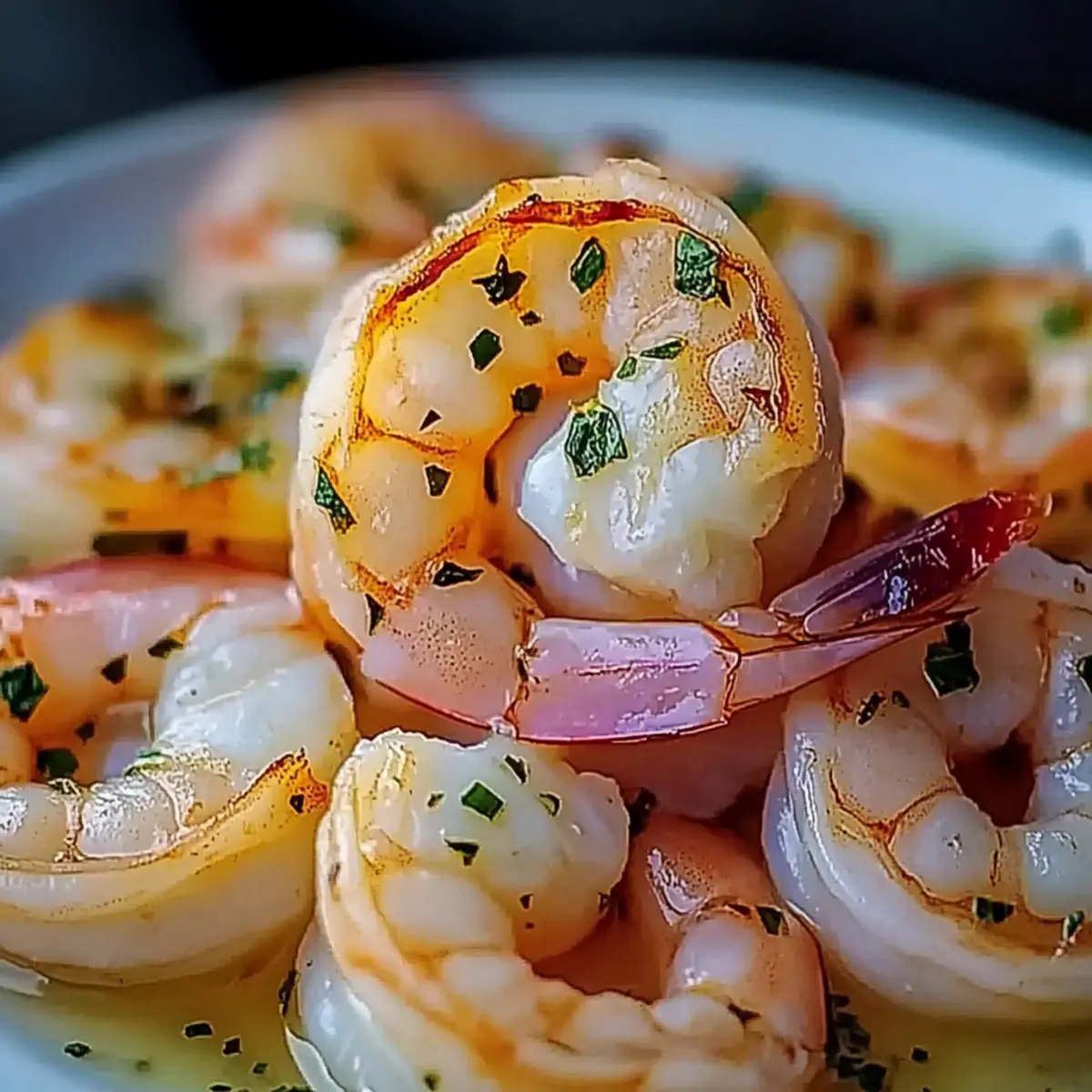 Scallops and Shrimp in Garlic Butter Sauce