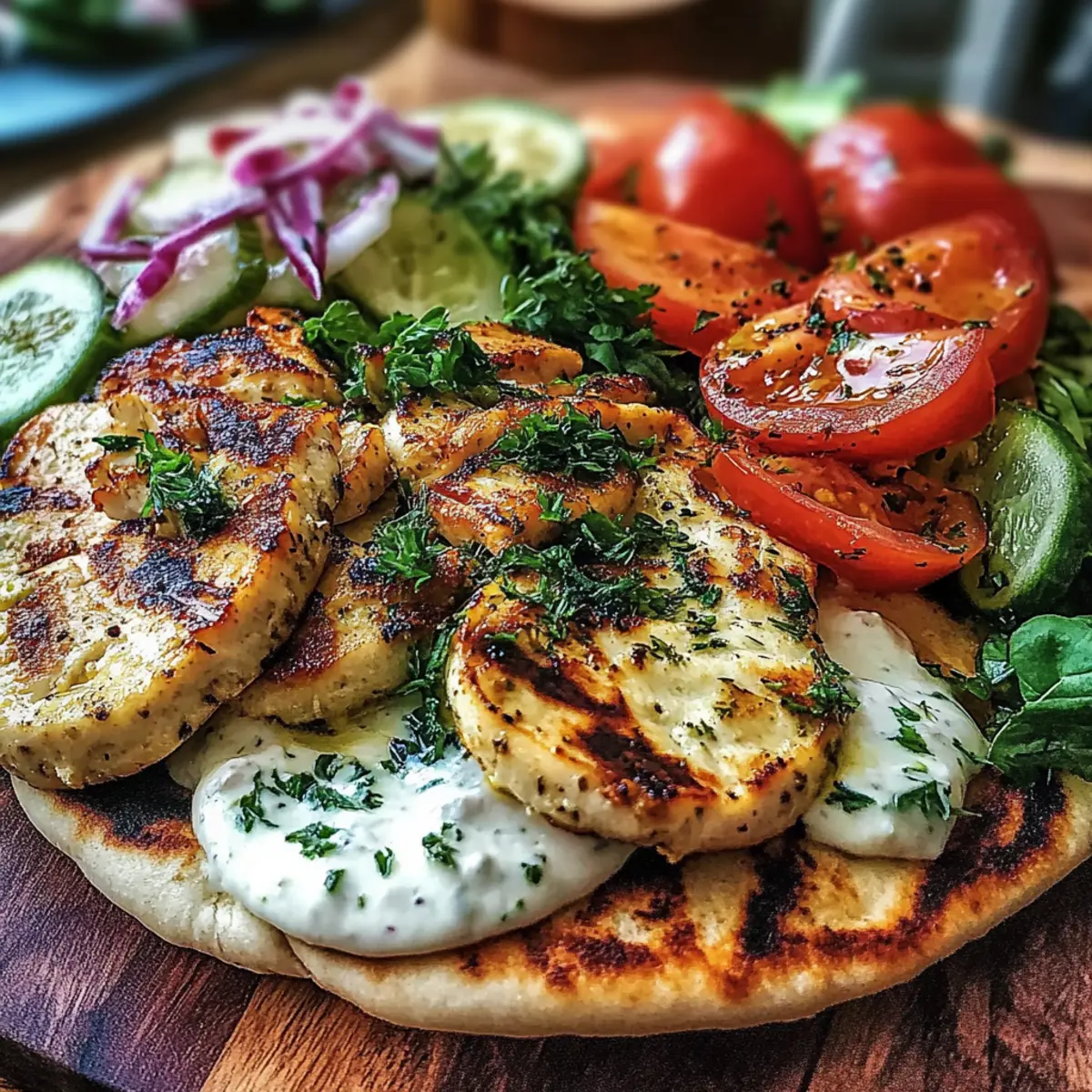Sheet Pan Chicken Pitas with Herby Ranch
