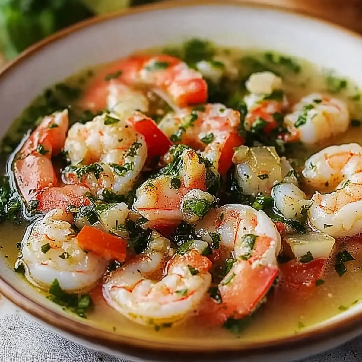 Shrimps in Culichi Salsa