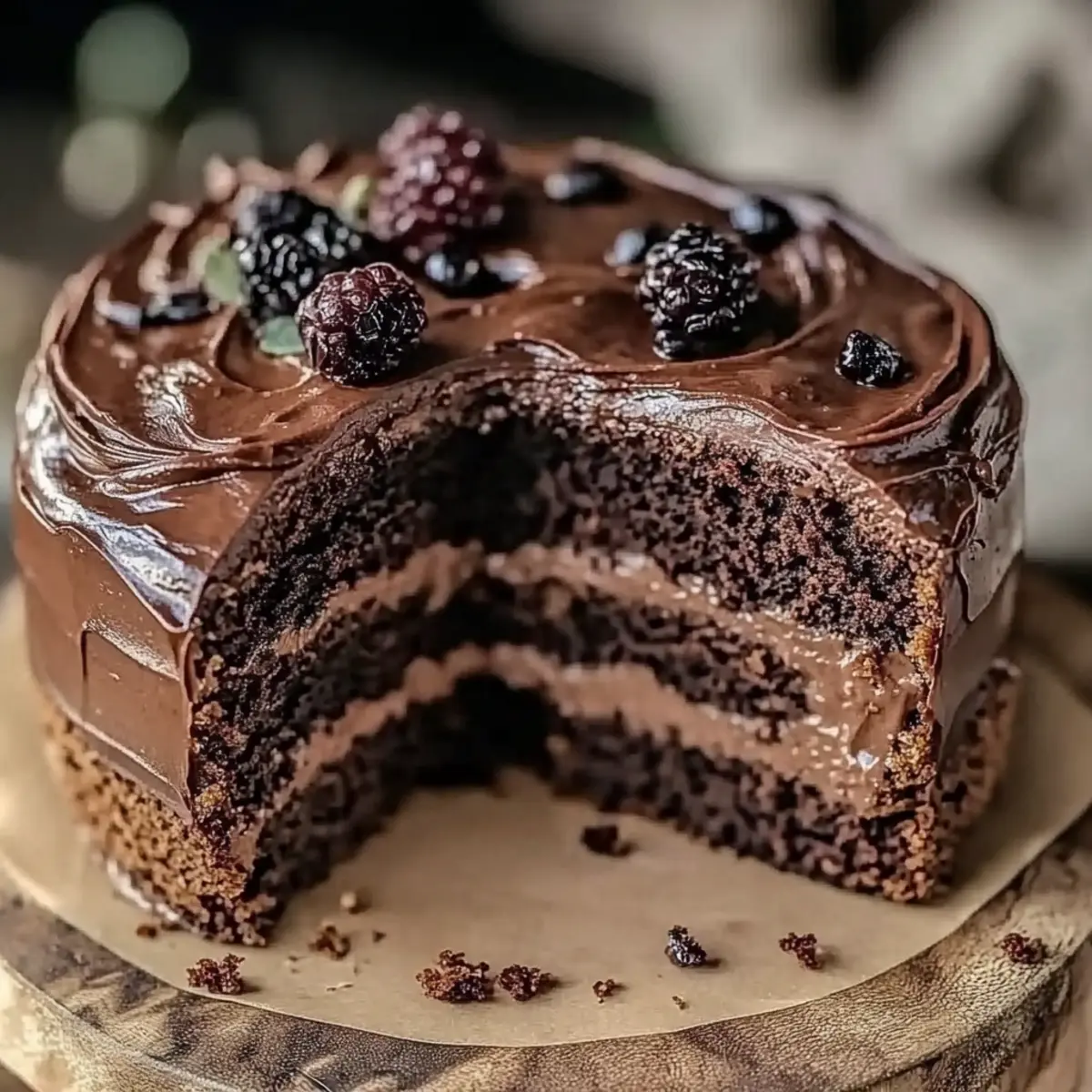 Sour Cream Chocolate Loaf Cake
