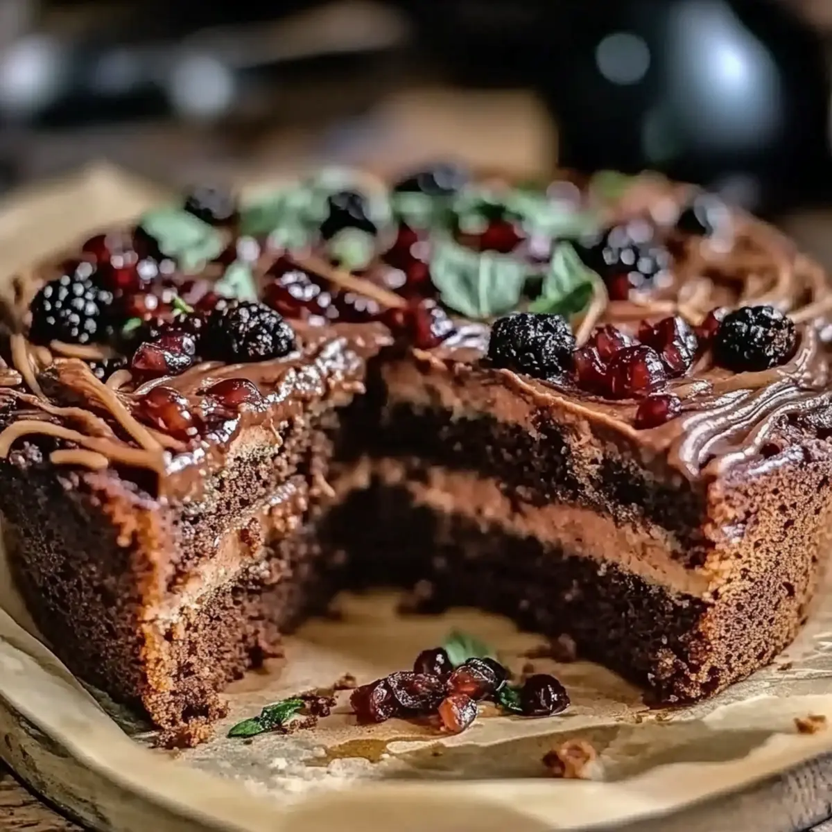 Sour Cream Chocolate Loaf Cake