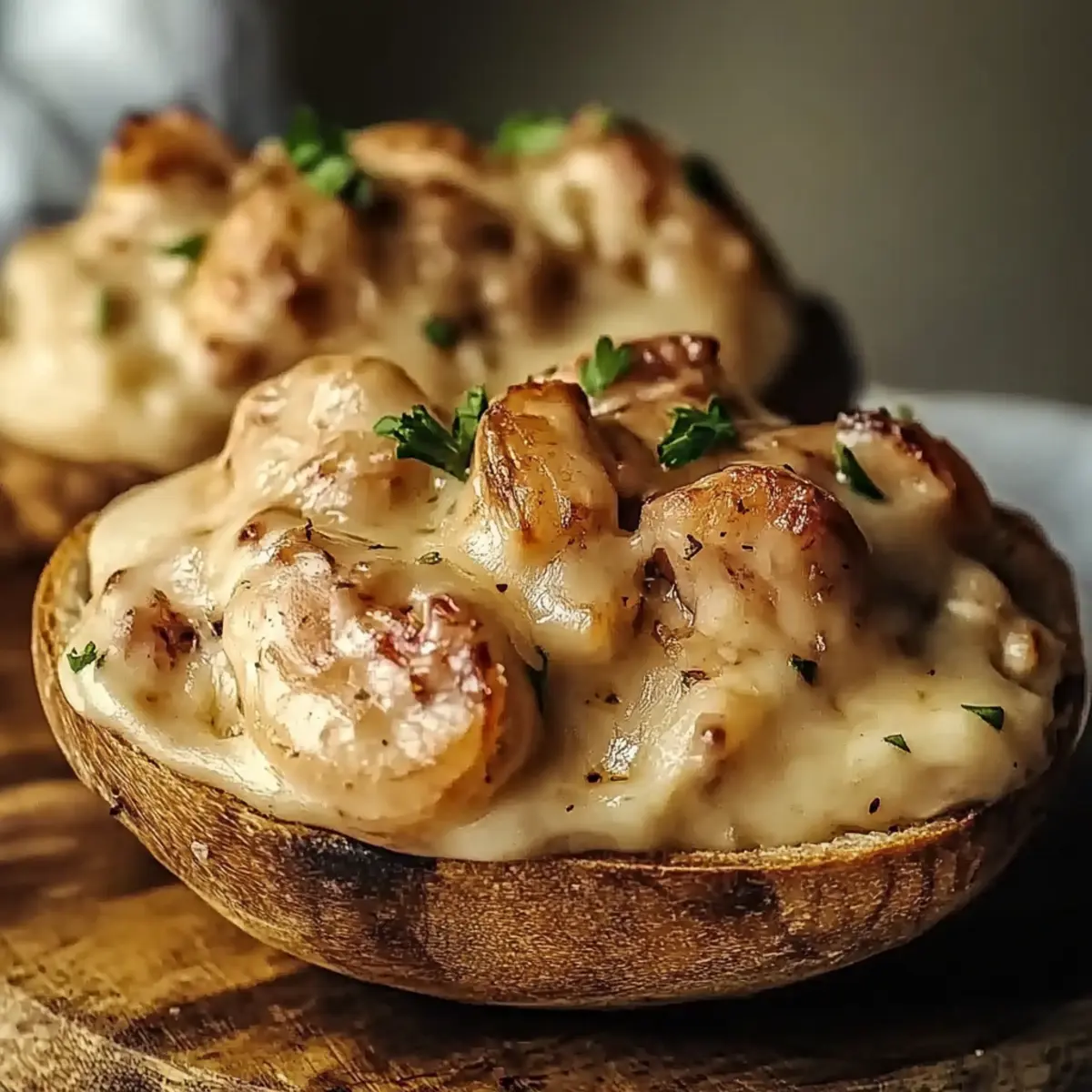 Southern-Style Seafood Stuffed Potatoes