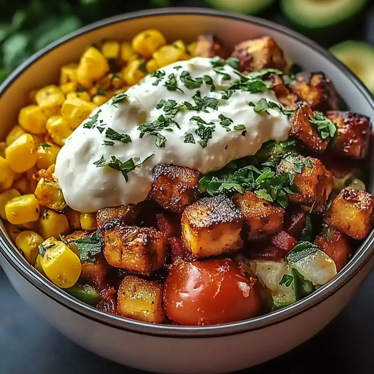 Southwest Breakfast Burrito Bowl