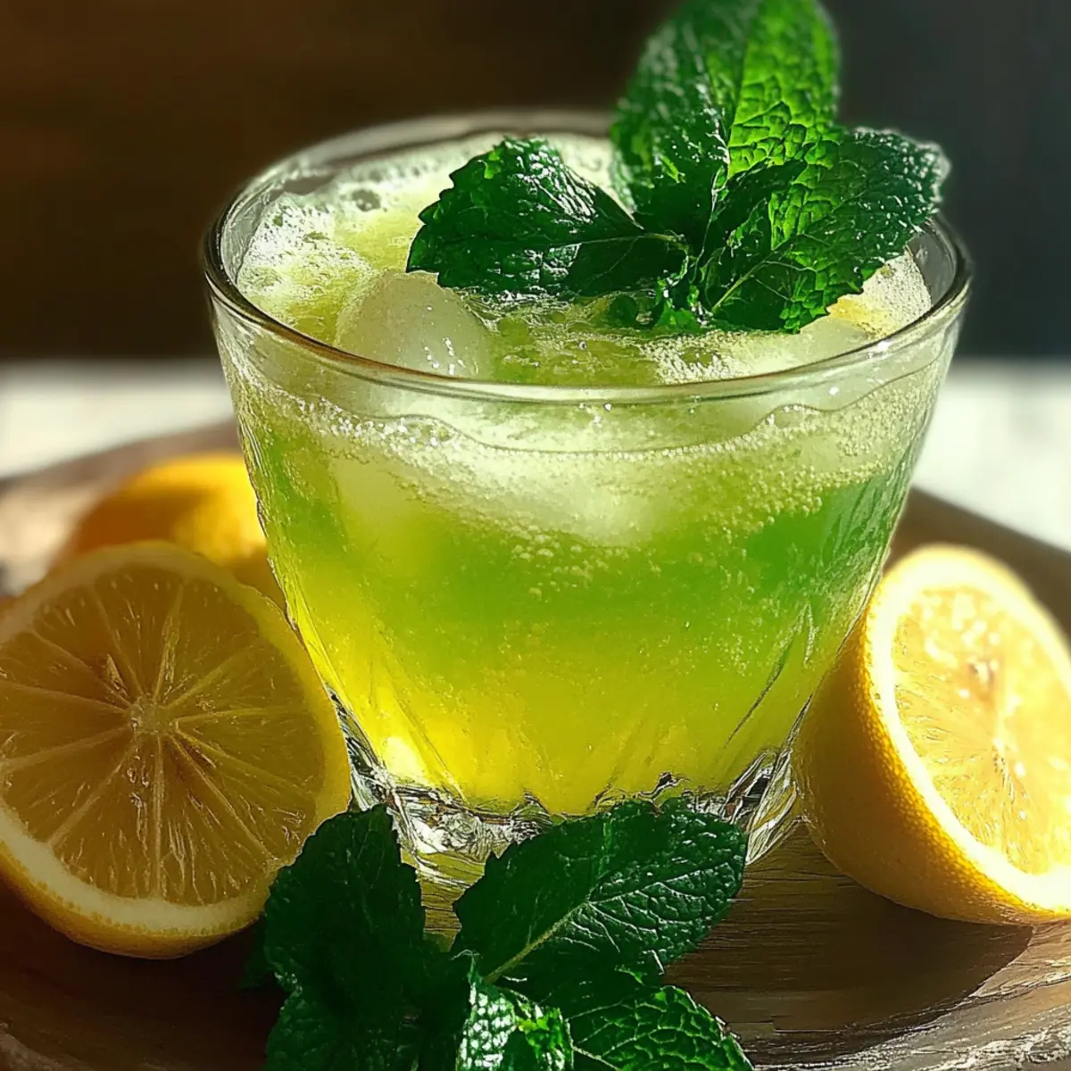 Sparkling Zesty Minty Lemonade