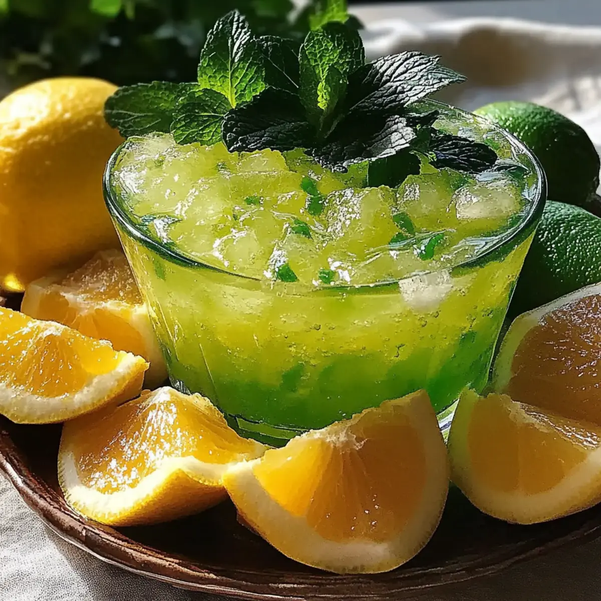 Sparkling Zesty Minty Lemonade