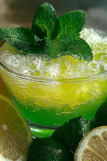 Sparkling Zesty Minty Lemonade