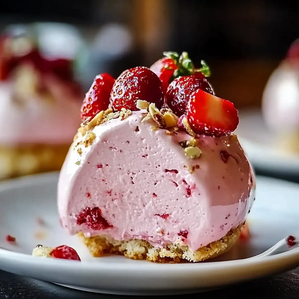 Strawberry Cheesecake Protein Balls