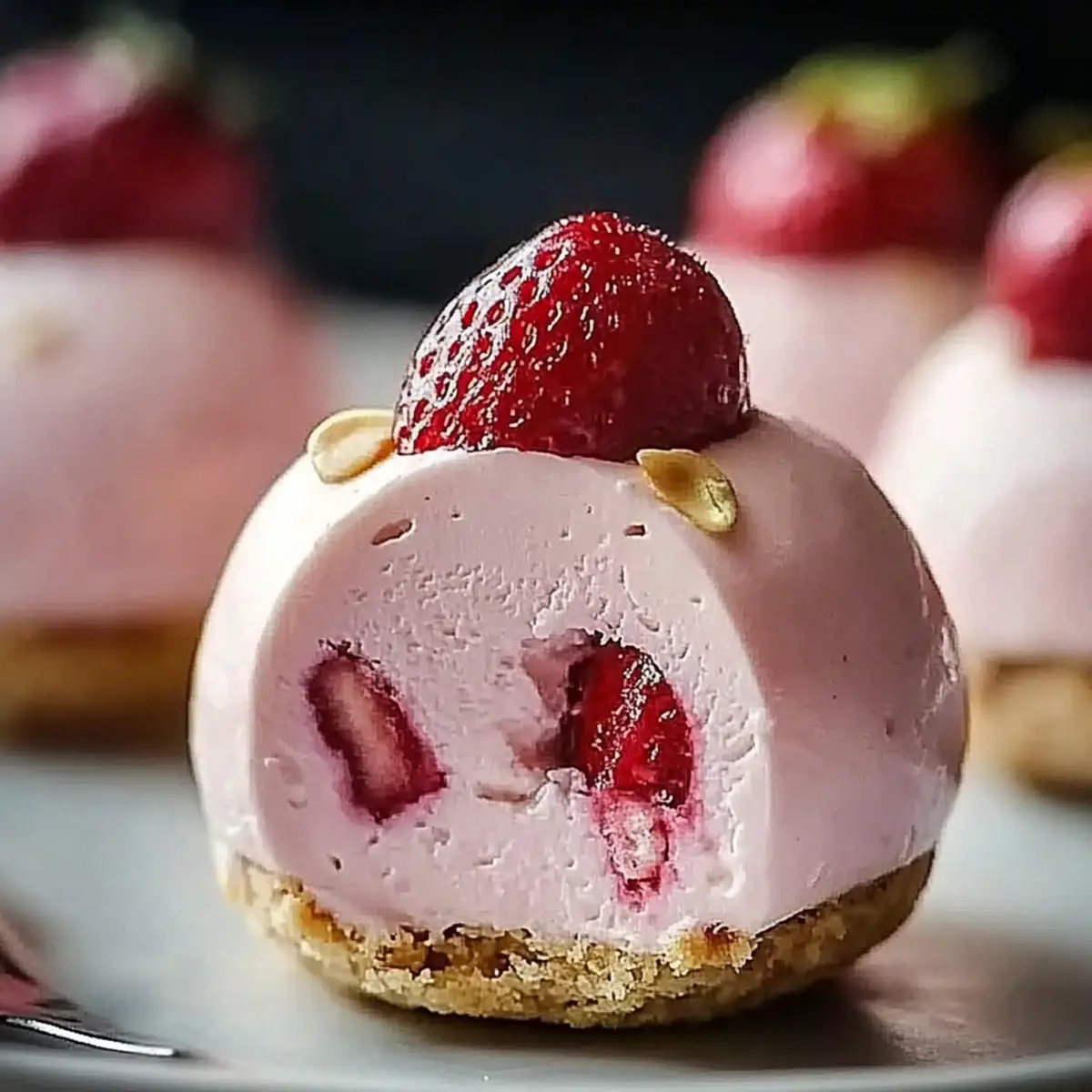 Strawberry Cheesecake Protein Balls