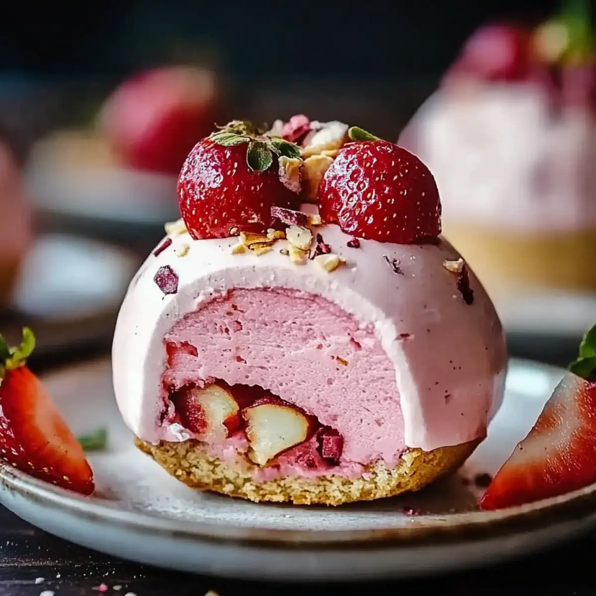 Strawberry Cheesecake Protein Balls