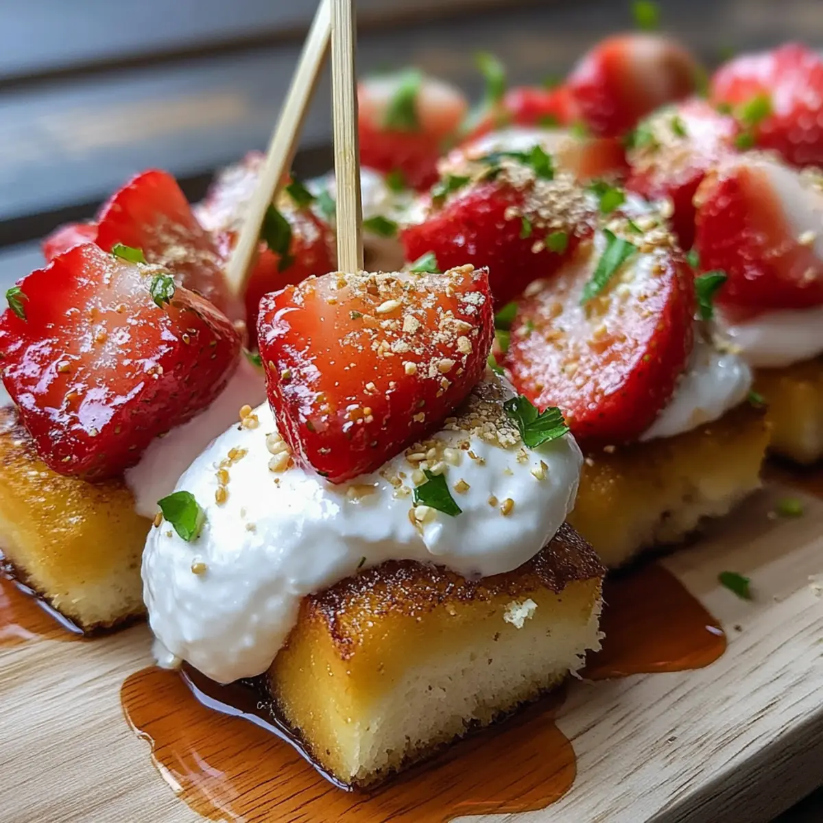 Strawberry Shortcake Kabobs
