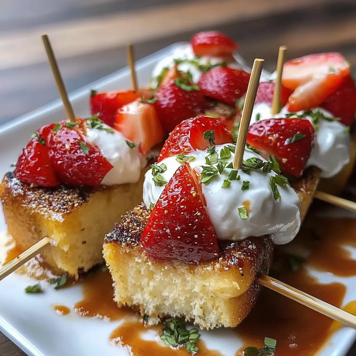Strawberry Shortcake Kabobs