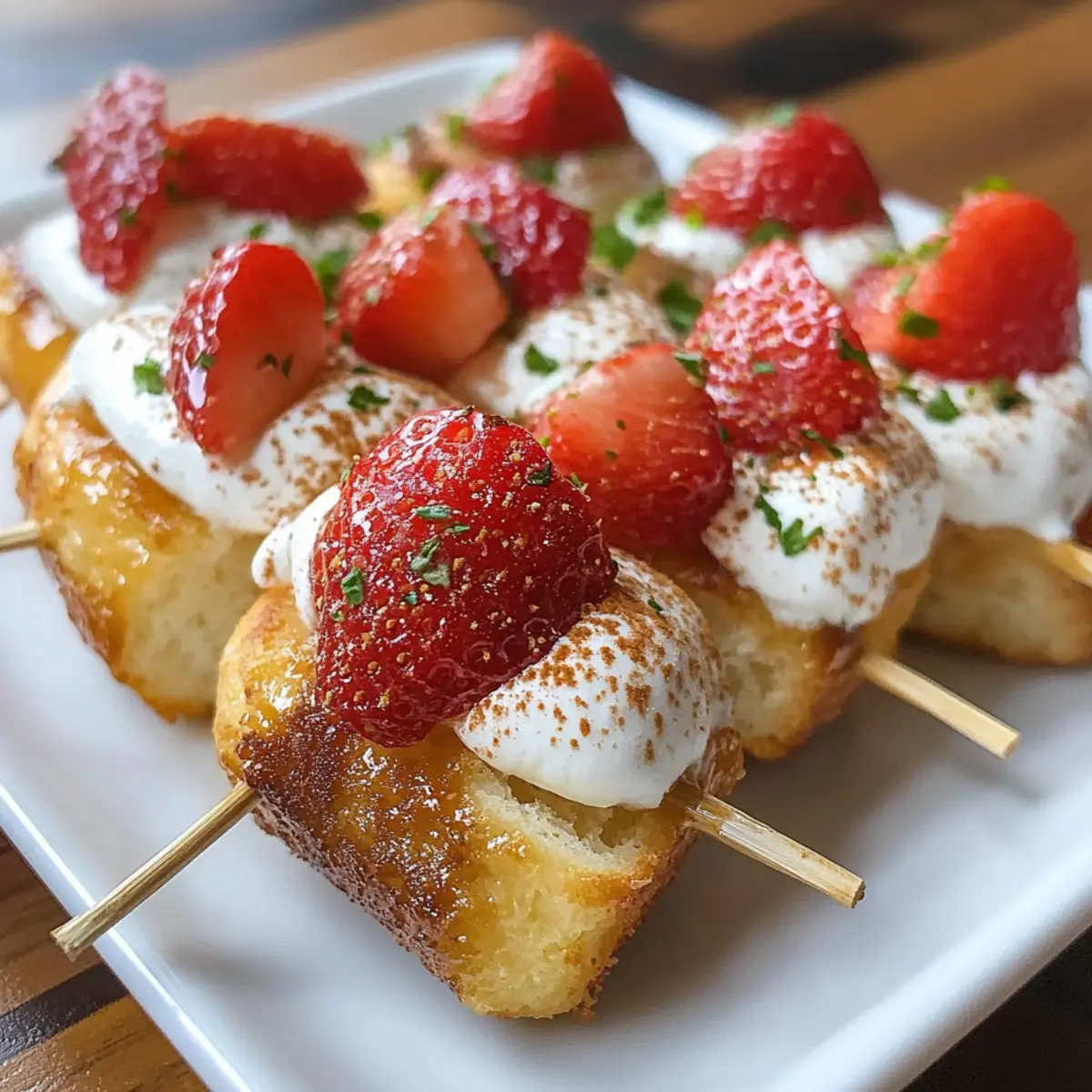 Strawberry Shortcake Kabobs