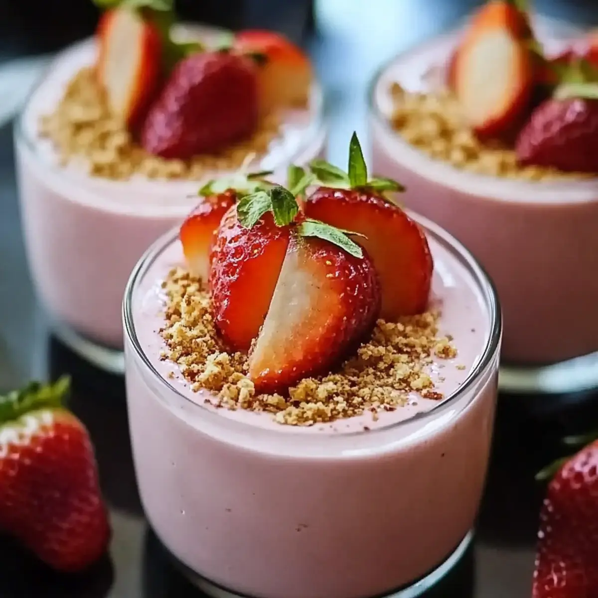 Strawberry Shortcake Protein Smoothie