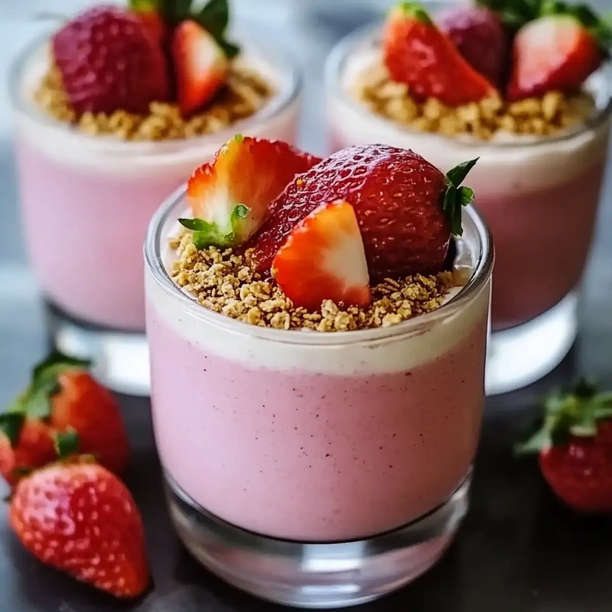 Strawberry Shortcake Protein Smoothie