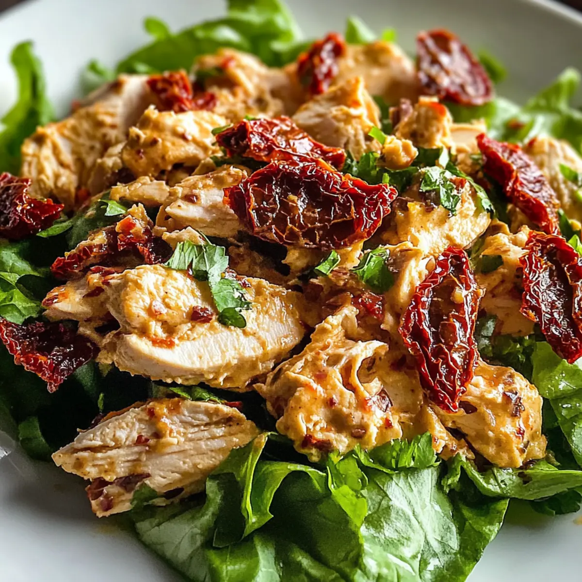 Sun-Dried Tomato Chicken Salad