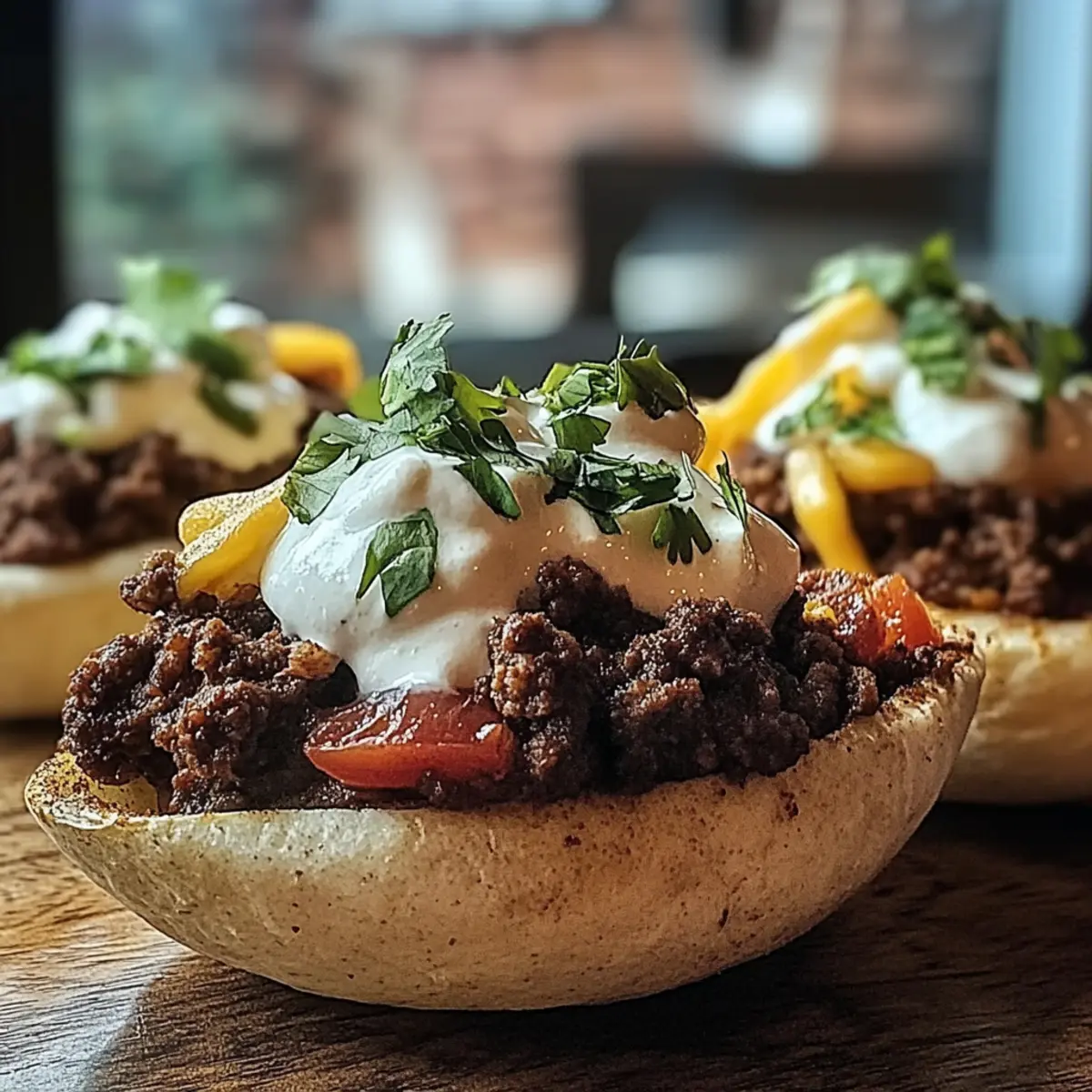 Taco Loaded Baked Potatoes
