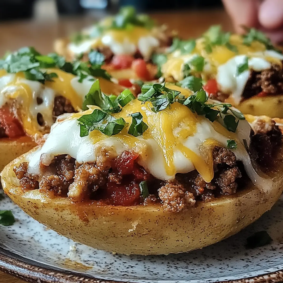 Taco Loaded Baked Potatoes