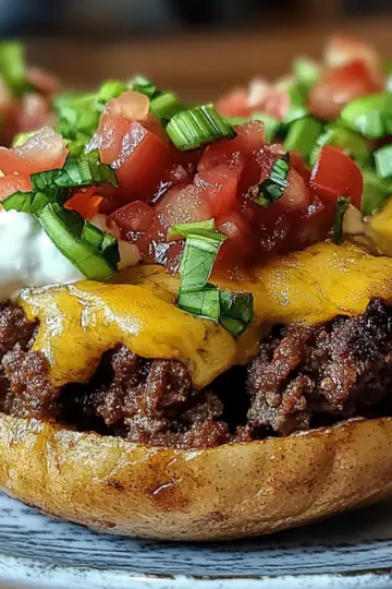 Taco Loaded Baked Potatoes