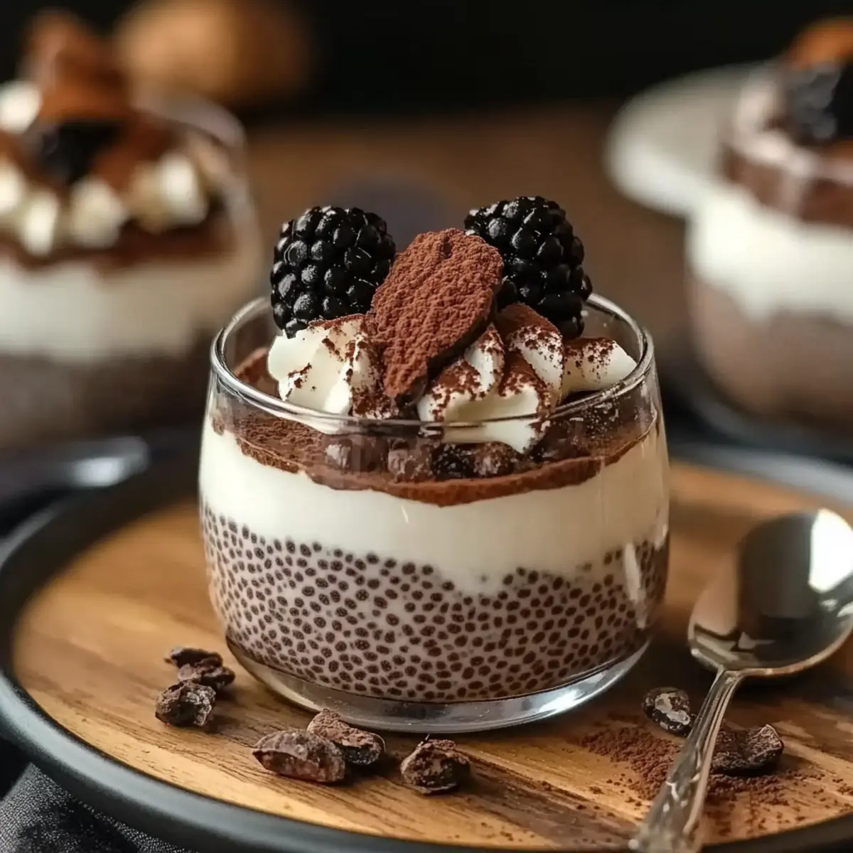 Tiramisu Chia Pudding