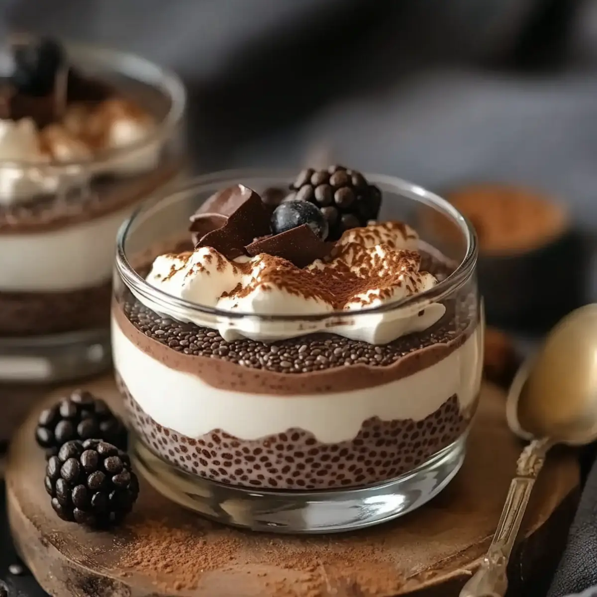 Tiramisu Chia Pudding