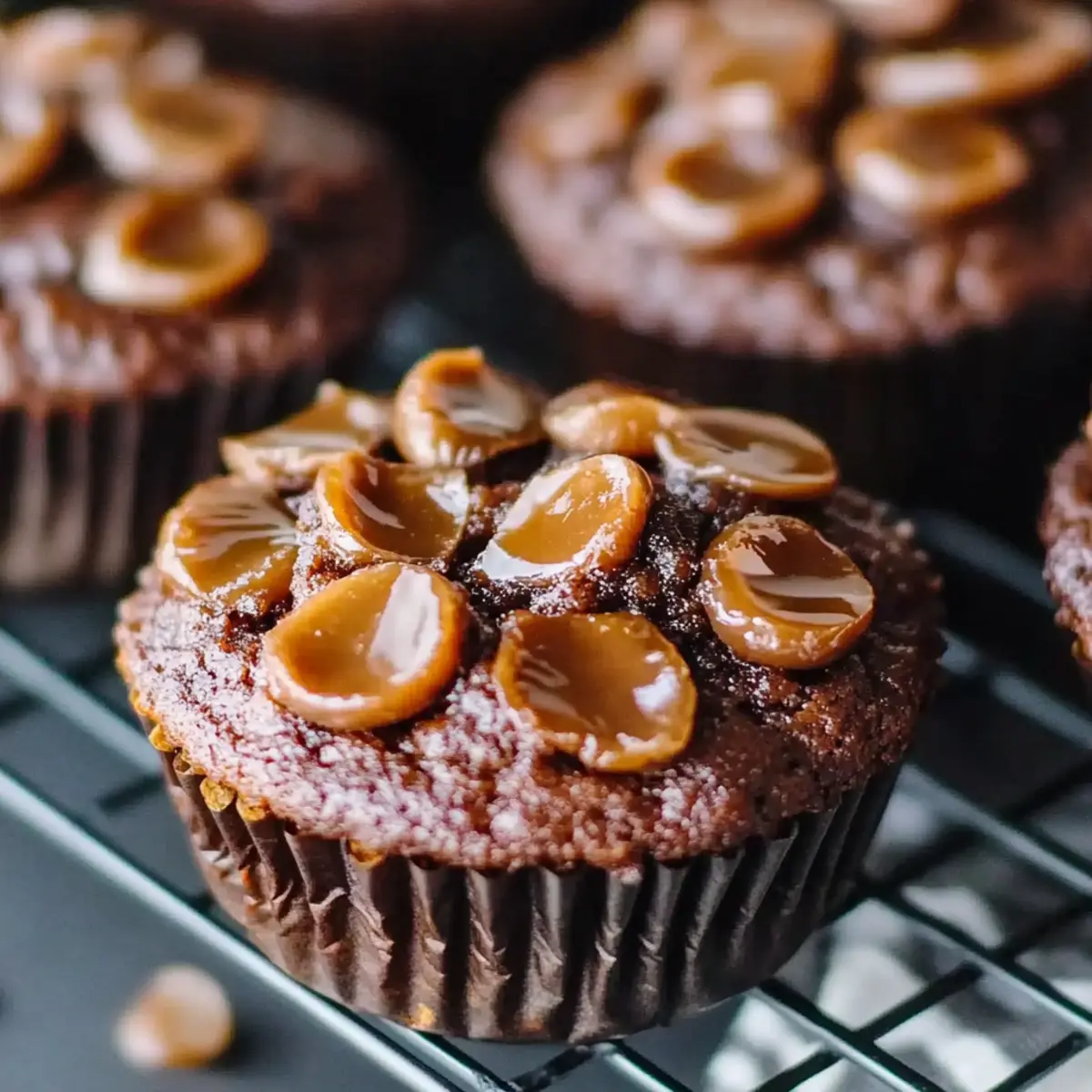 Veggie-Loaded Chocolate Muffins