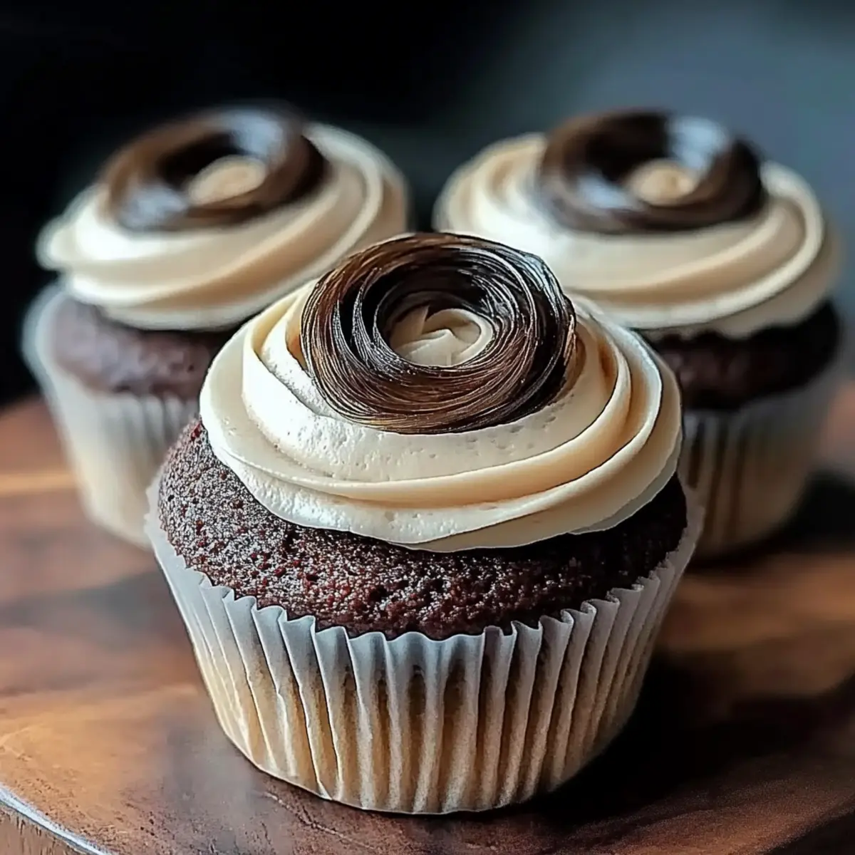 Chocolate Tiramisu Cupcakes