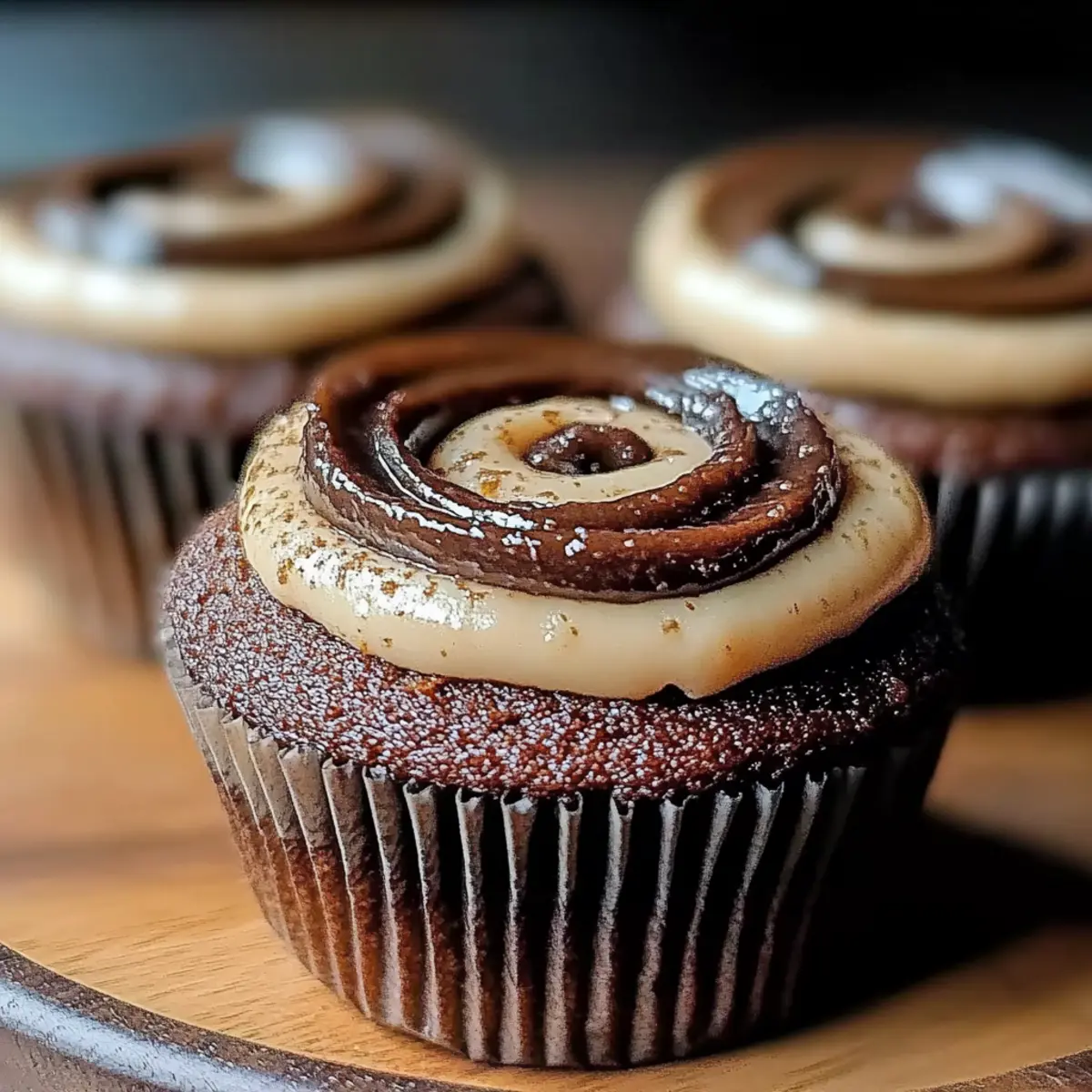 Chocolate Tiramisu Cupcakes