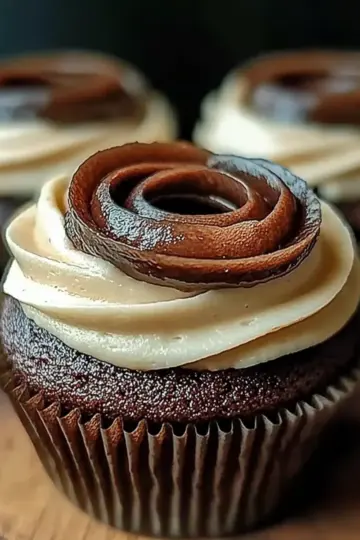 Chocolate Tiramisu Cupcakes