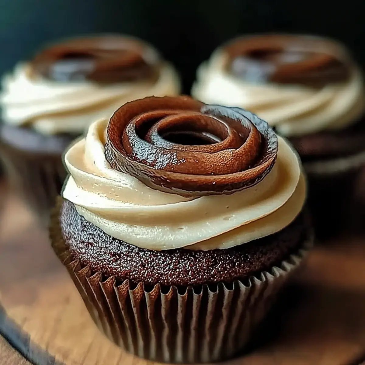 Chocolate Tiramisu Cupcakes