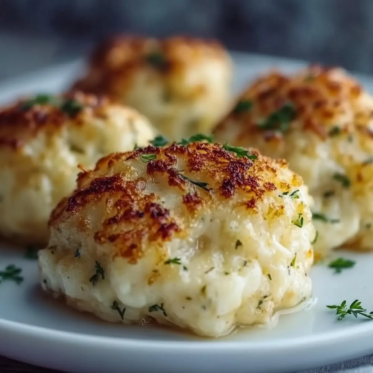 Crab Stuffed Cheddar Bay Biscuits With Lemon Butter Sauce