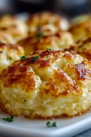 Crab Stuffed Cheddar Bay Biscuits With Lemon Butter Sauce