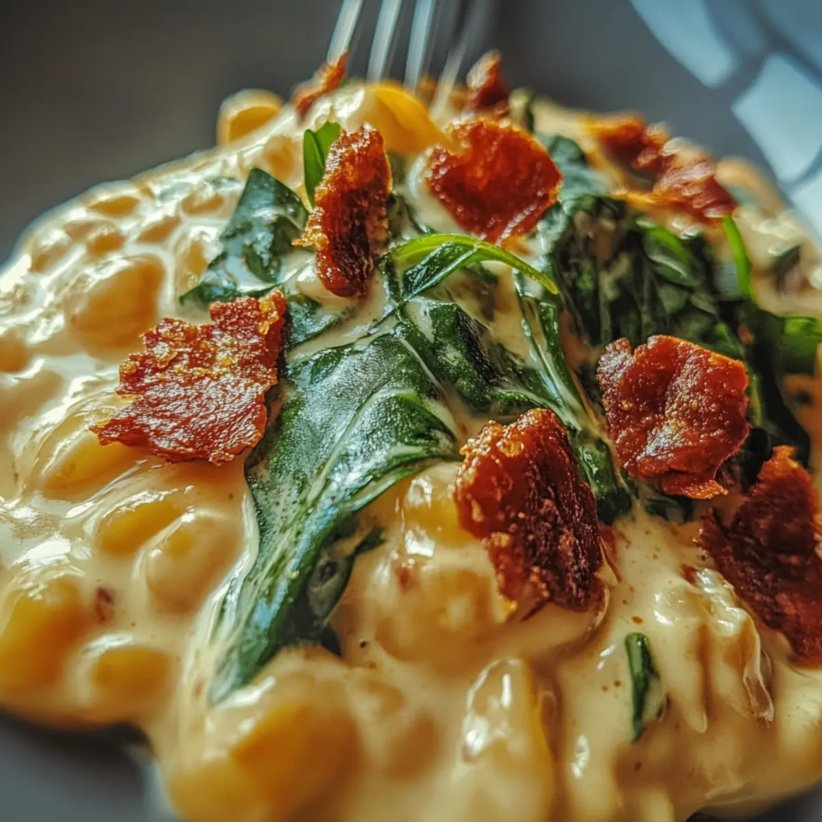 Creamy Chorizo And Spinach Pasta