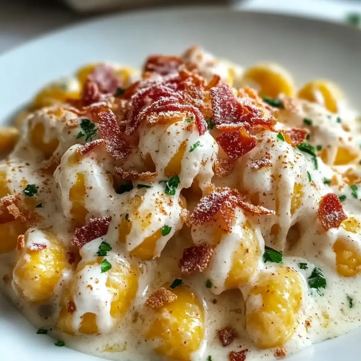 Creamy Crack Chicken Gnocchi