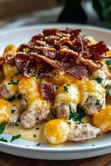 Creamy Crack Chicken Gnocchi