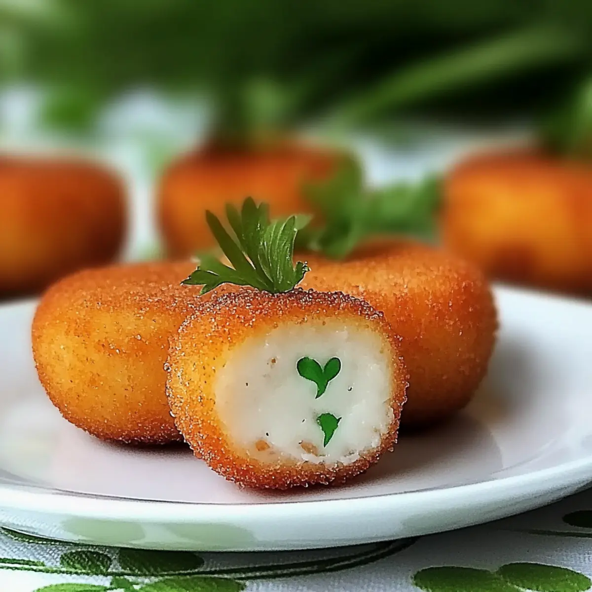 Easter Bunny Potato Croquettes