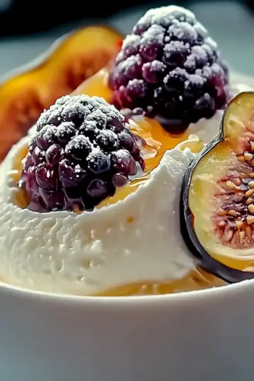 Honey-Drizzled Fig and Ricotta Ice Cream