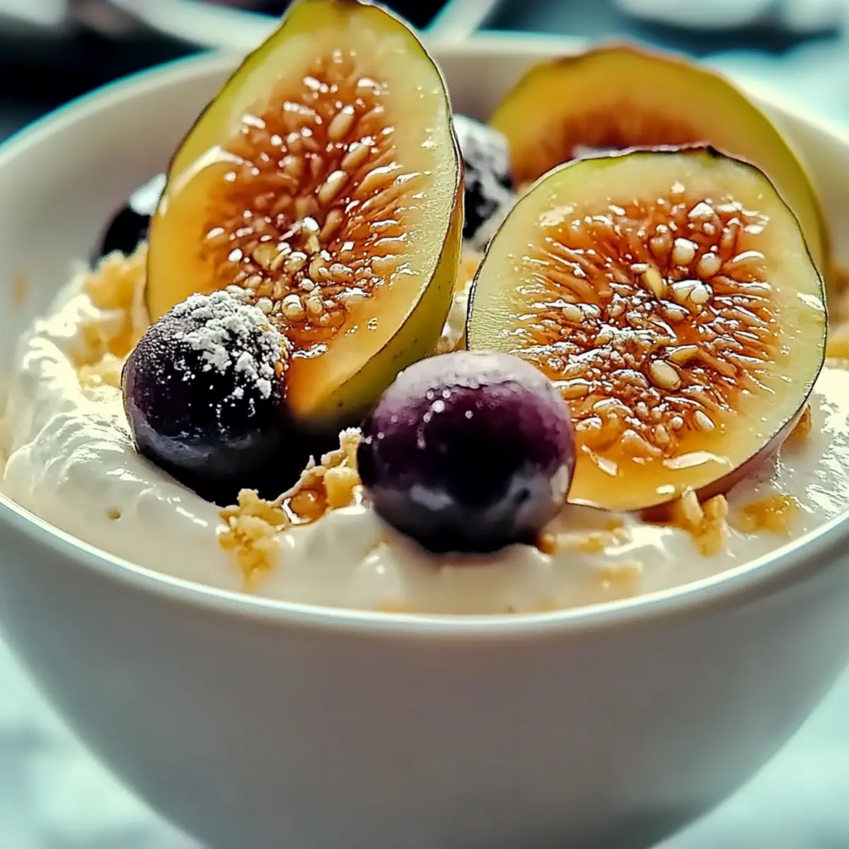 Honey-Drizzled Fig and Ricotta Ice Cream