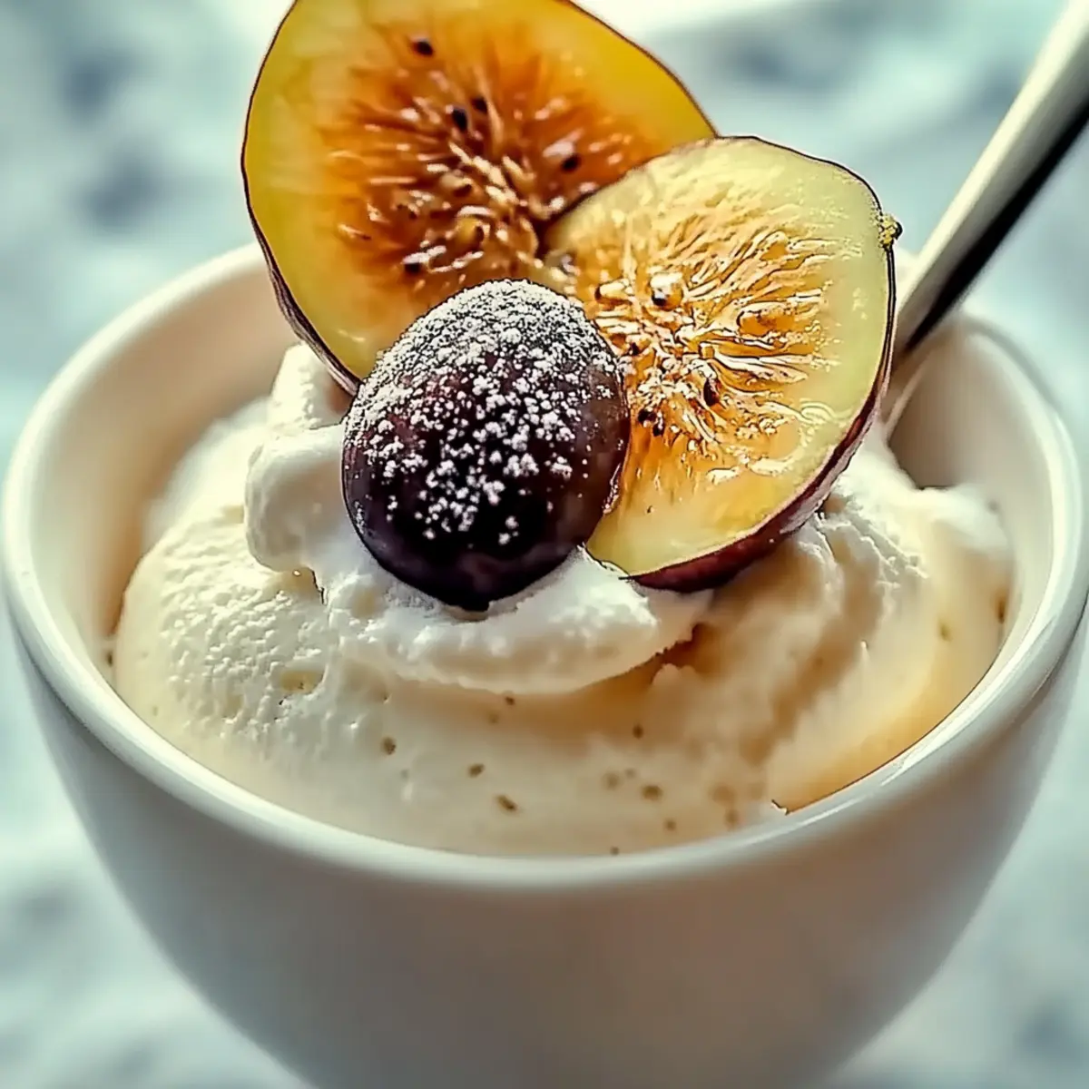 Honey-Drizzled Fig and Ricotta Ice Cream